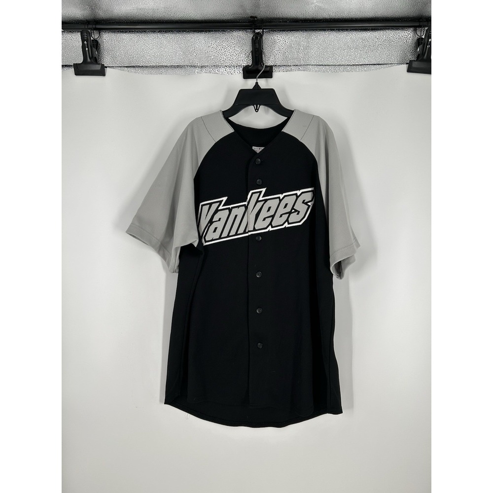 New York Yankees Jersey Blank No Name Player Majestic Sewn Stitched Mens Large‎